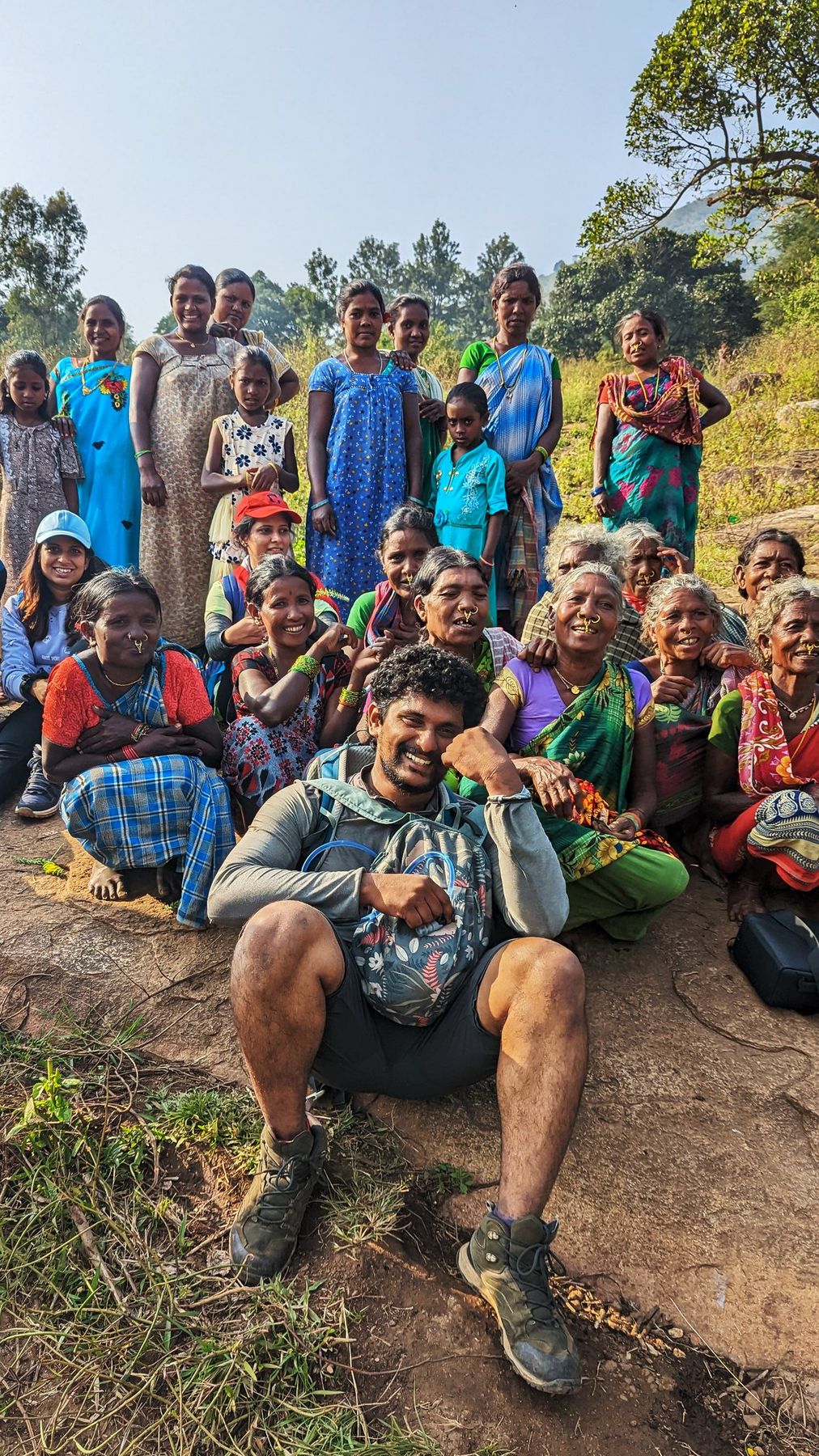With the Adivasi women of the Eastern Ghats